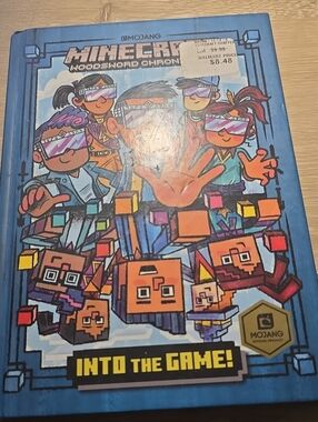 Minecraft Woodsword Chronicle: Into the Game! Hardcover - Blue